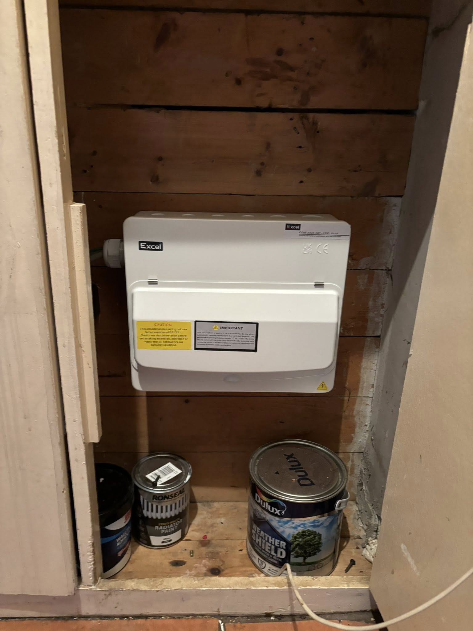 LED spotlight installation