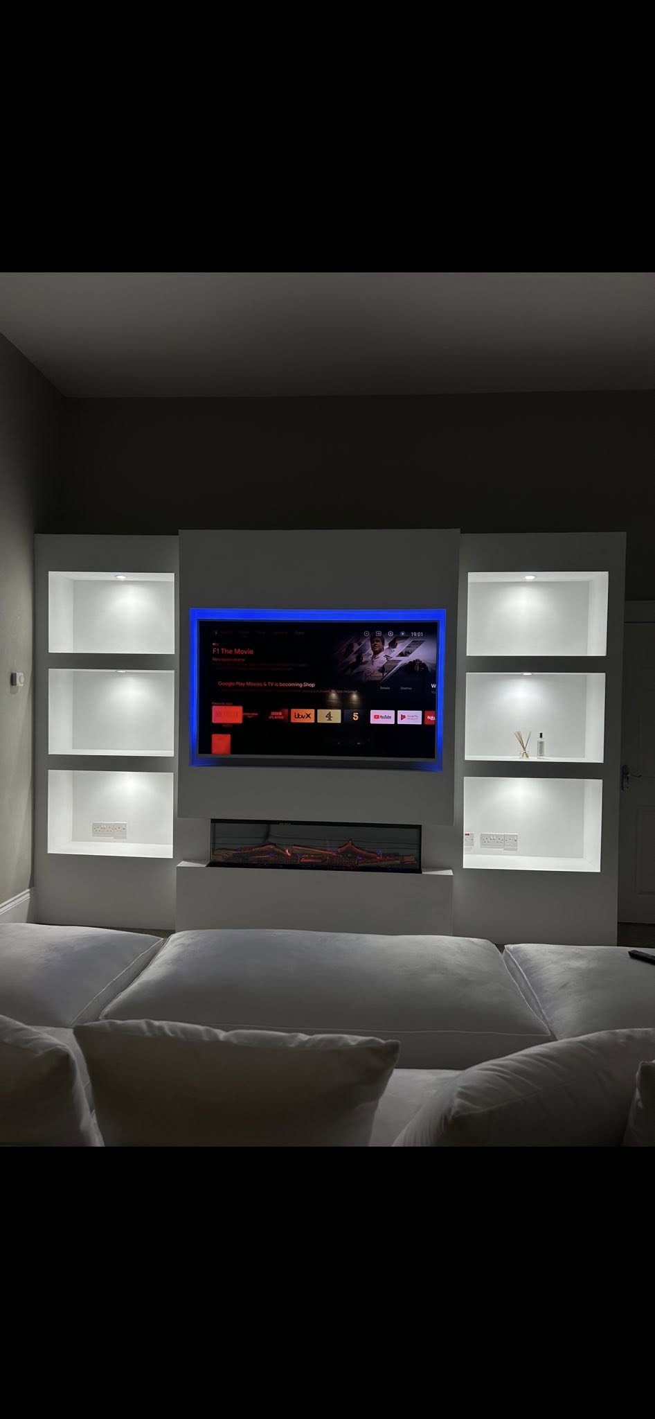 Completed media wall project