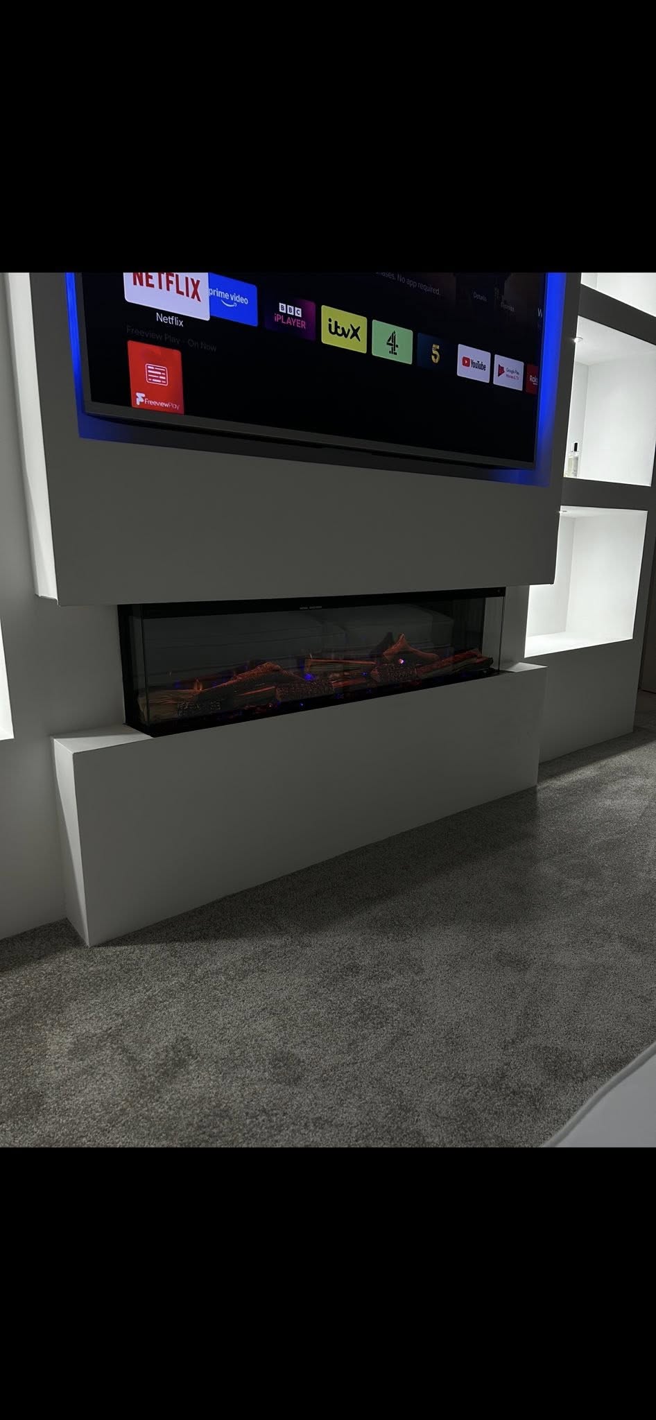 Entertainment center electrical